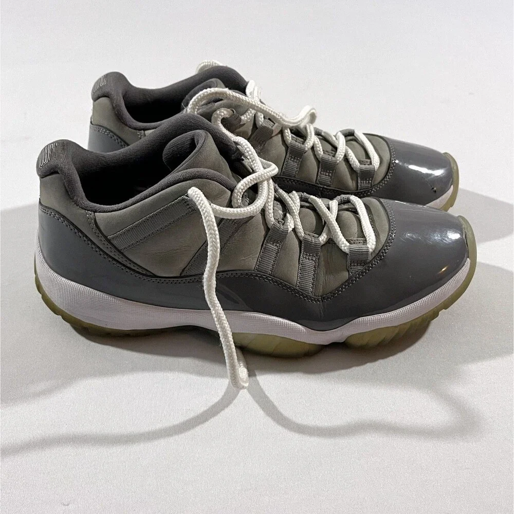Air Jordan XI 11 Low Cool Gray Retro Sz 9 Nike Sneakers Mens Basketball Shoes